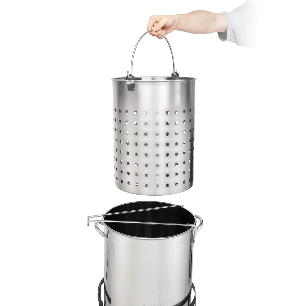 50qt Stainless Steel Outdoor Fryer C645