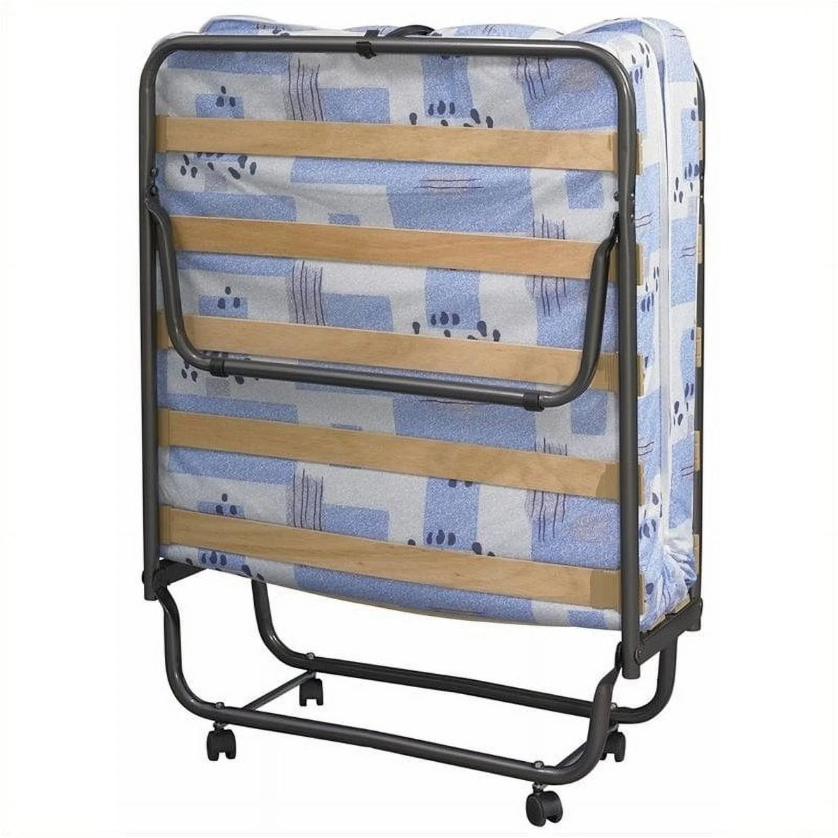 Folding Bed in Blue and White T532