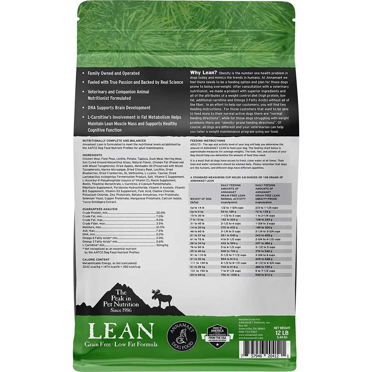 Grain-Free Dry Dog Food Y328