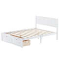 Full & Double Size White Bed L34545