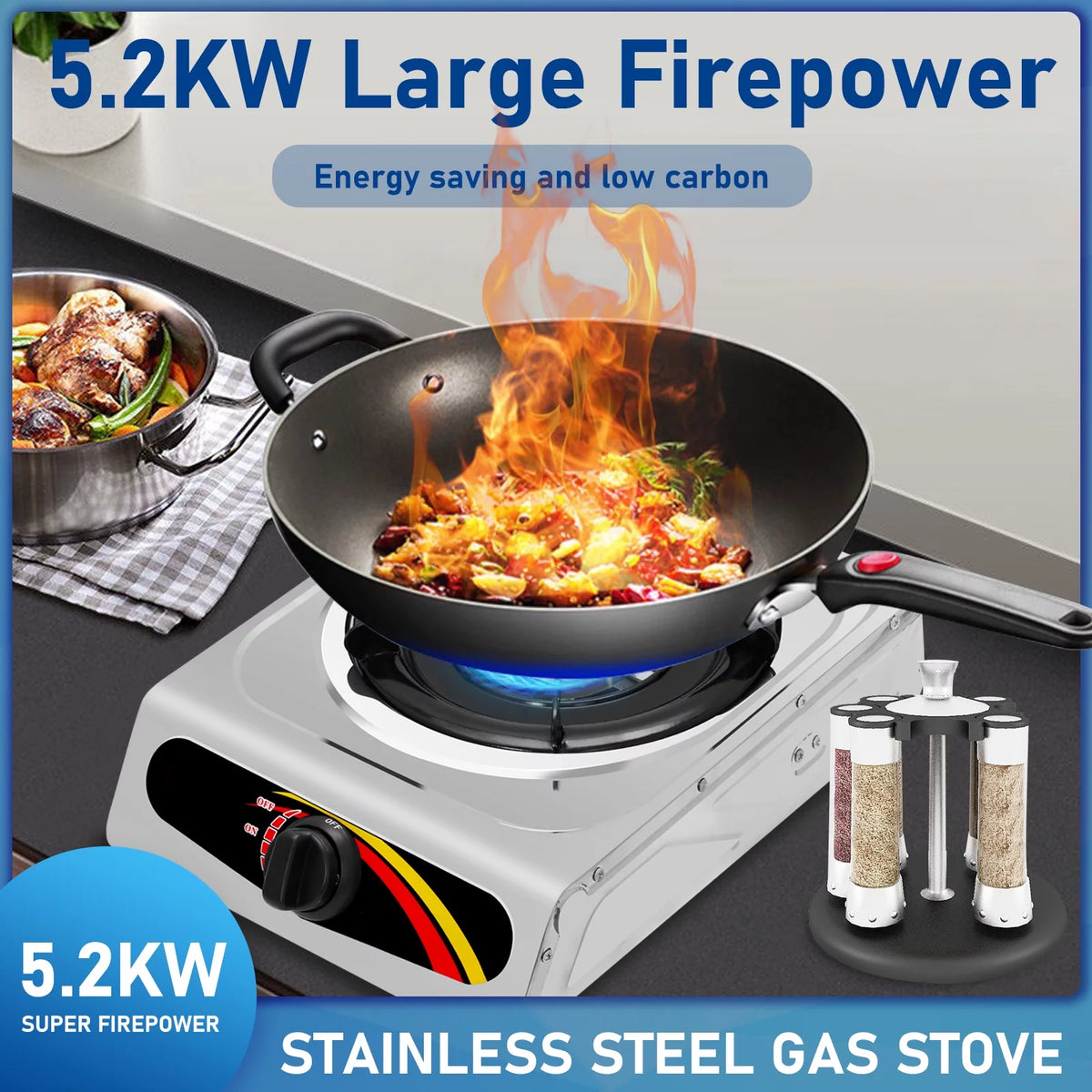 Portable Camping Stove Butane Gas Cooker F278