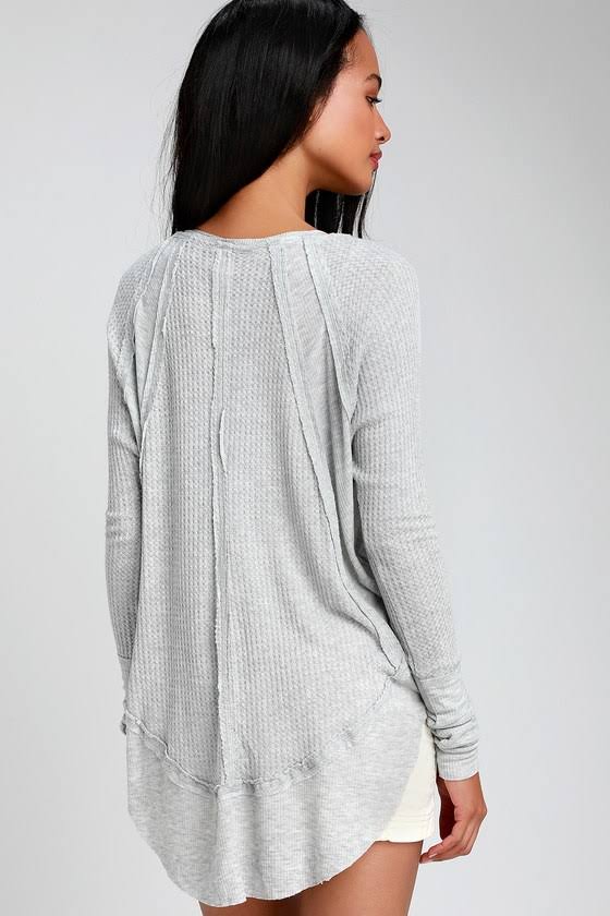 Grey Thermal Top N654612