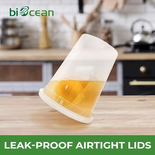 50 Set BPA-Free Plastic Deli Containers with Lids Q7553