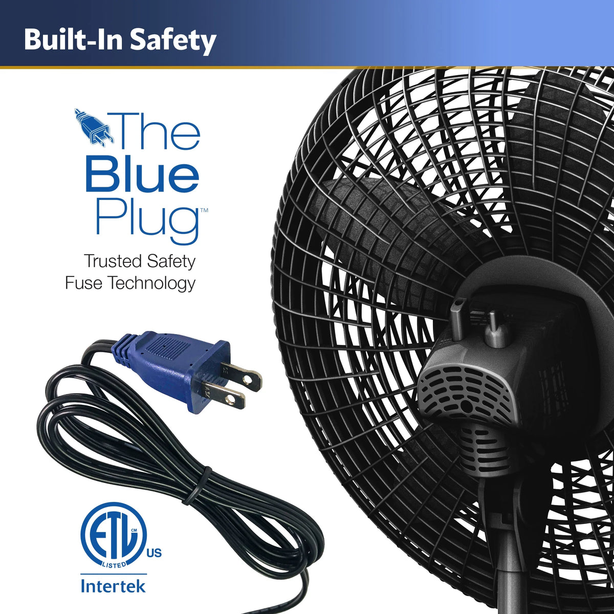 18 Oscillating 3-Speed Pedestal Fan M252939