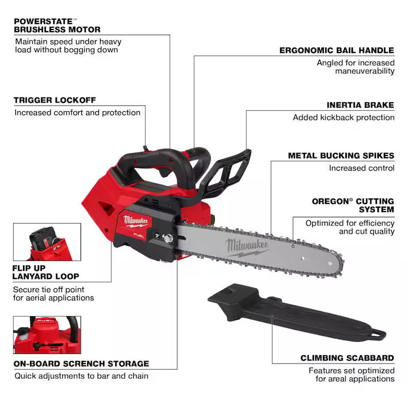 14 in. and 16 in. Cordless Chainsaw Combo Kit H3183