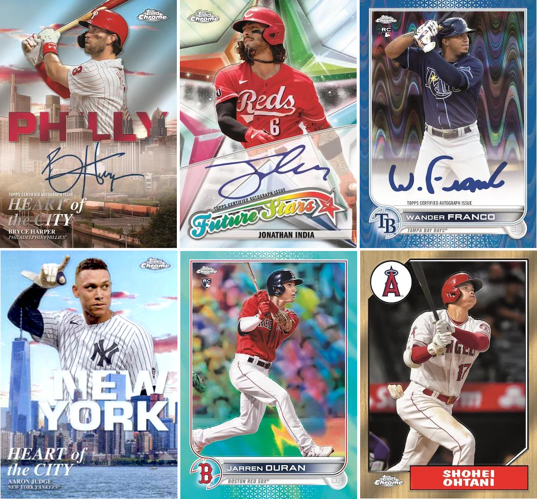 MLB Baseball Trading Cards T2763
