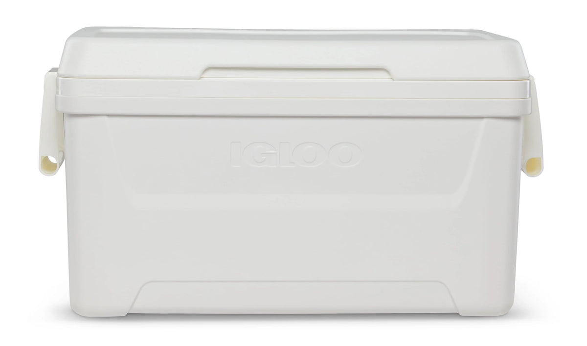 48 QT White Hard Sided Ice Chest Cooler T750629