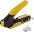 Compact Modular Data Cable Crimping Tool for Pass-Thru RJ45 Connectors G115995