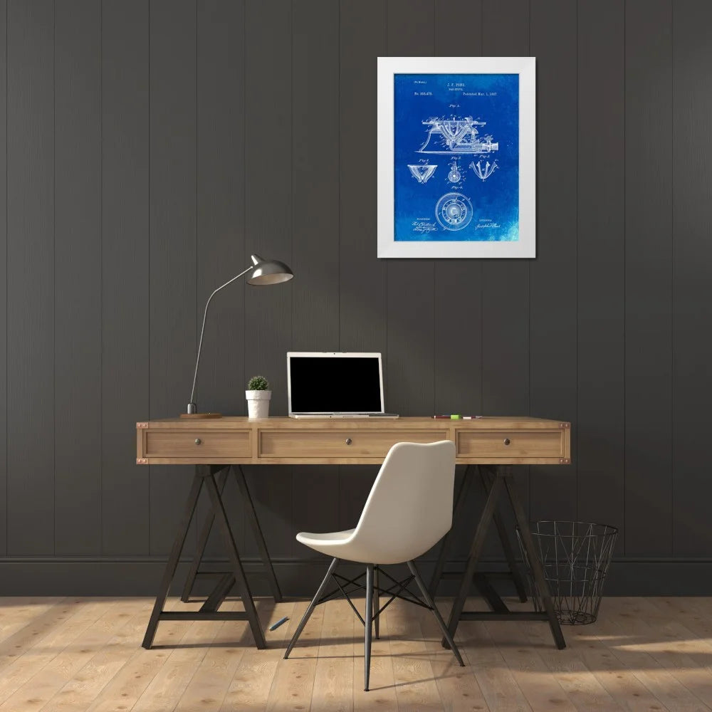 White Modern Wood Framed Museum Art Print Z97707