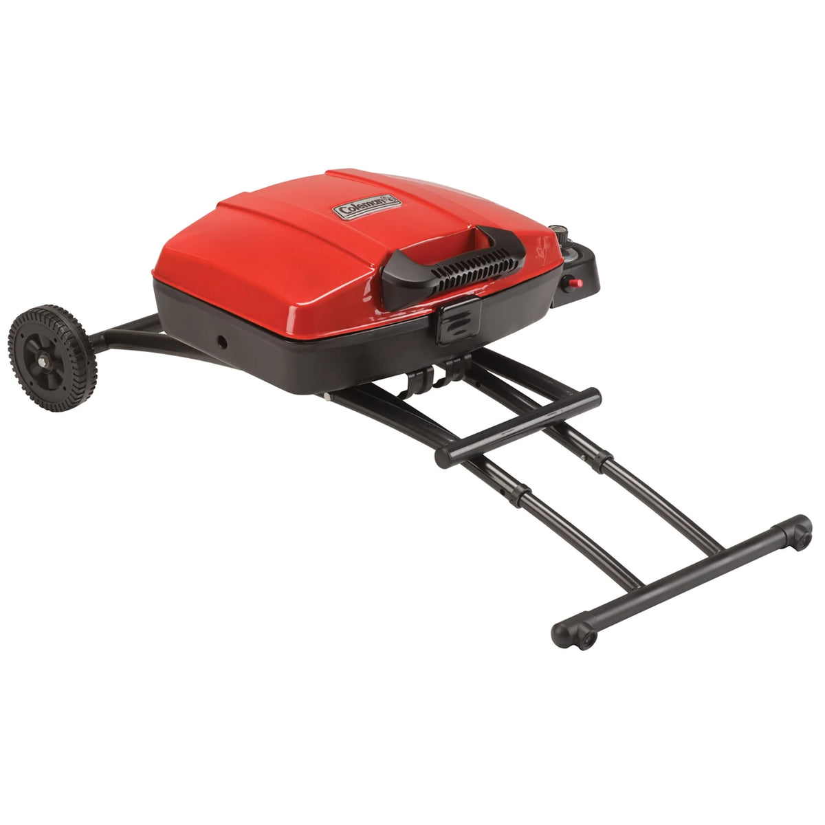 Portable 1-Burner Propane Grill 11,000 BTUs Red Z61535