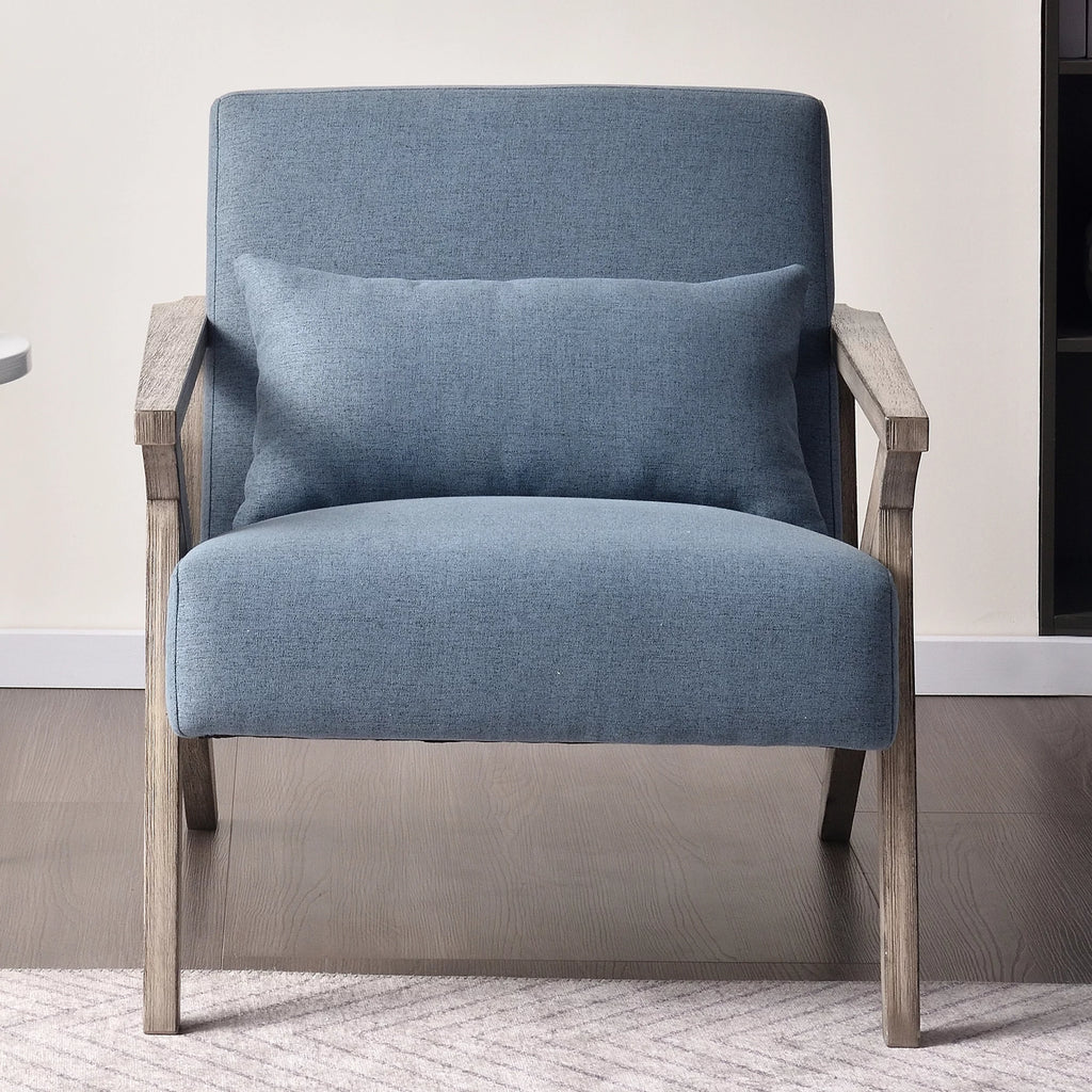 Beige Mid Century Accent Chair S949392