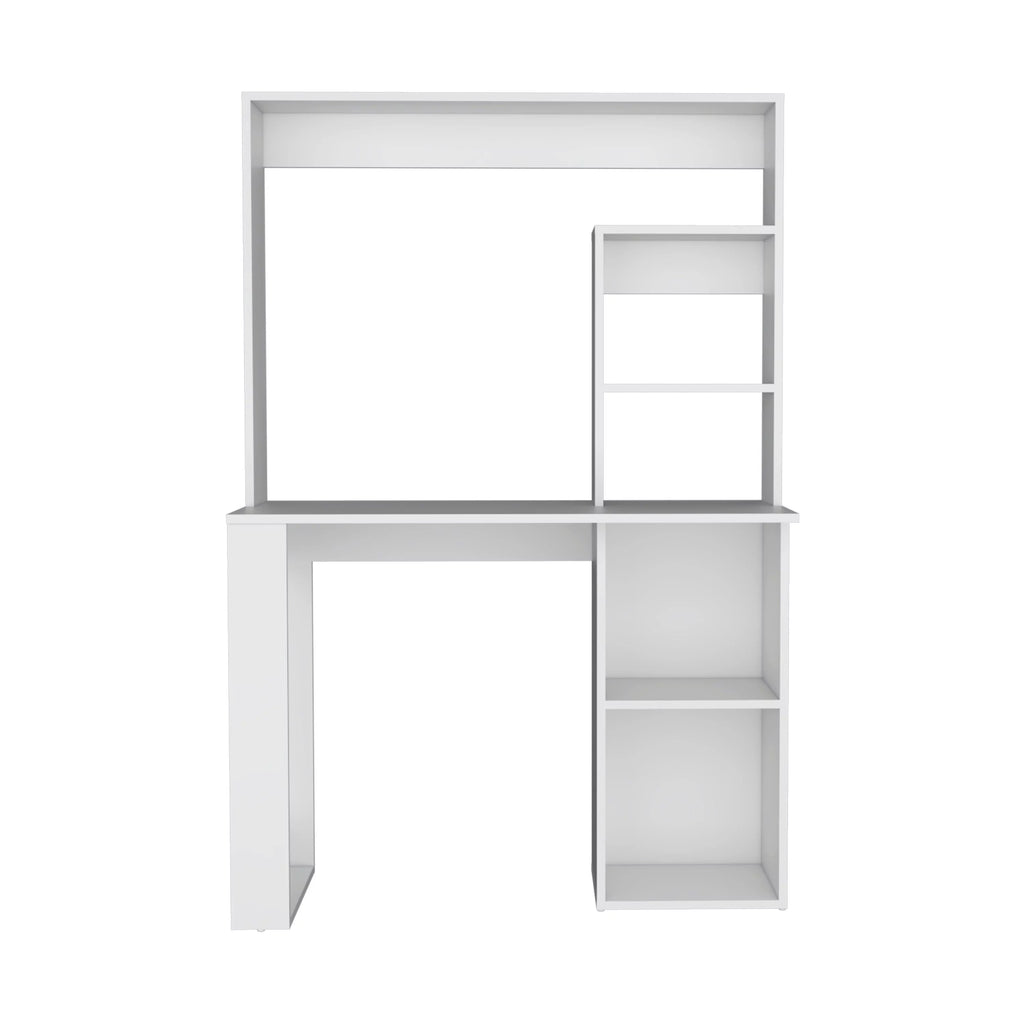 Desk With Hutch and Shelves B517