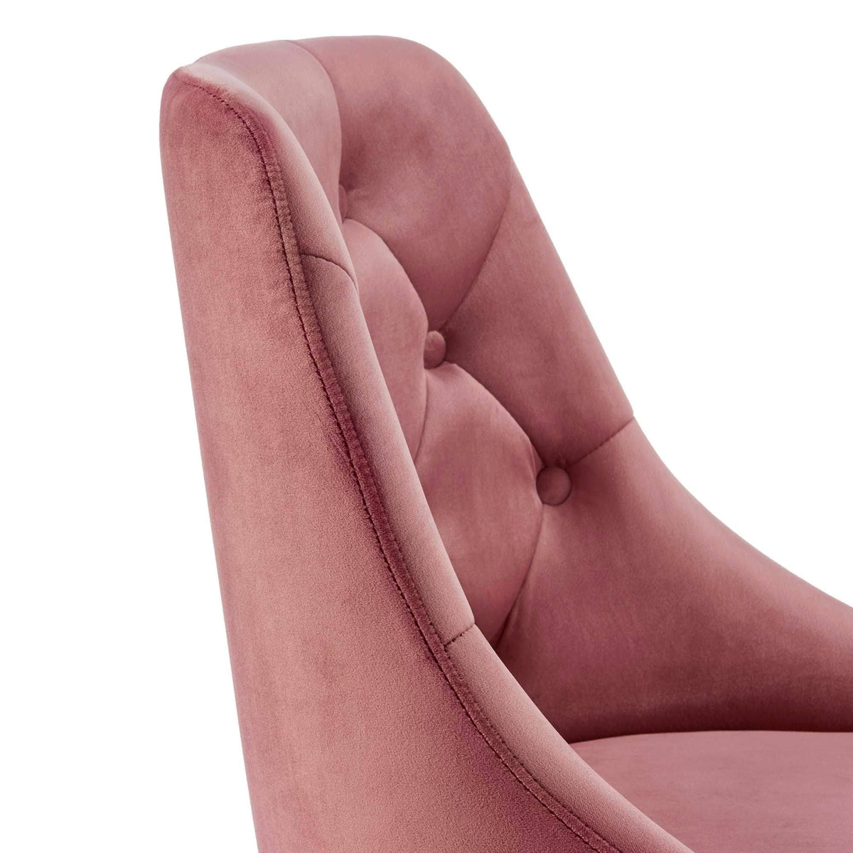 Gold Gray Velvet Swivel Office Chair O9248