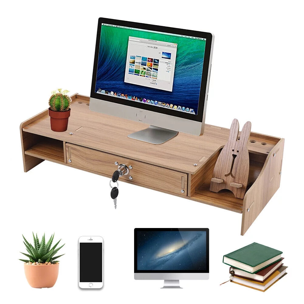 Monitor Riser Stand Desk Organizer H86735