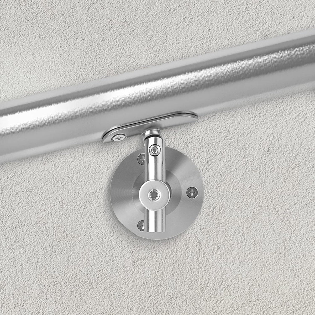 Adjustable Heavy Duty Brushed Stainless Steel Handrail Brackets K677