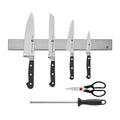 7-Piece German Knife Set with Stainless Magnetic Knife Bar E86013