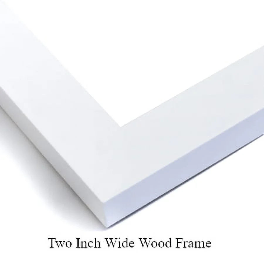 White Modern Wood Framed Museum Art Print Z97707