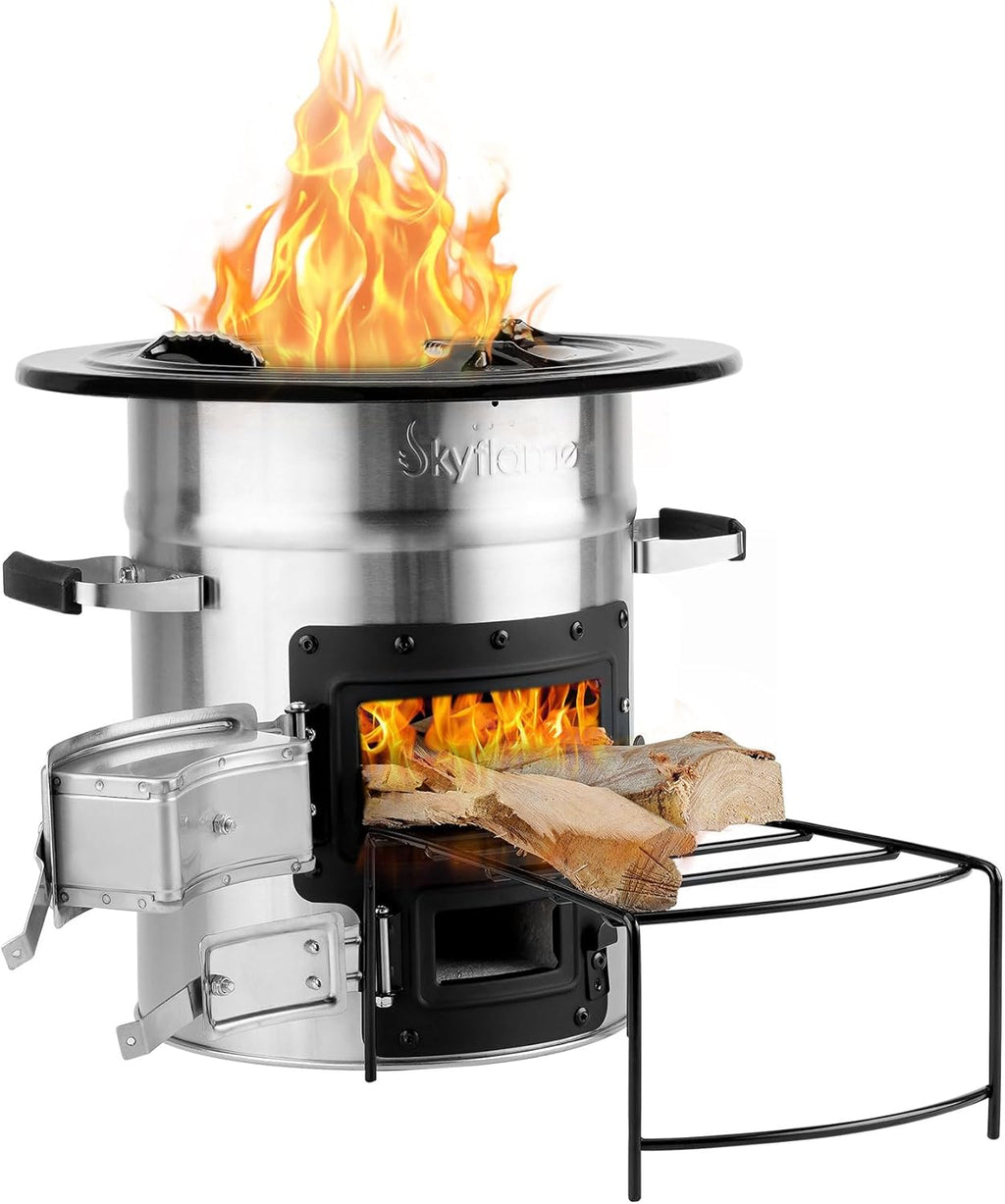 Stainless Steel Wood Burning Camping Stove Z188236