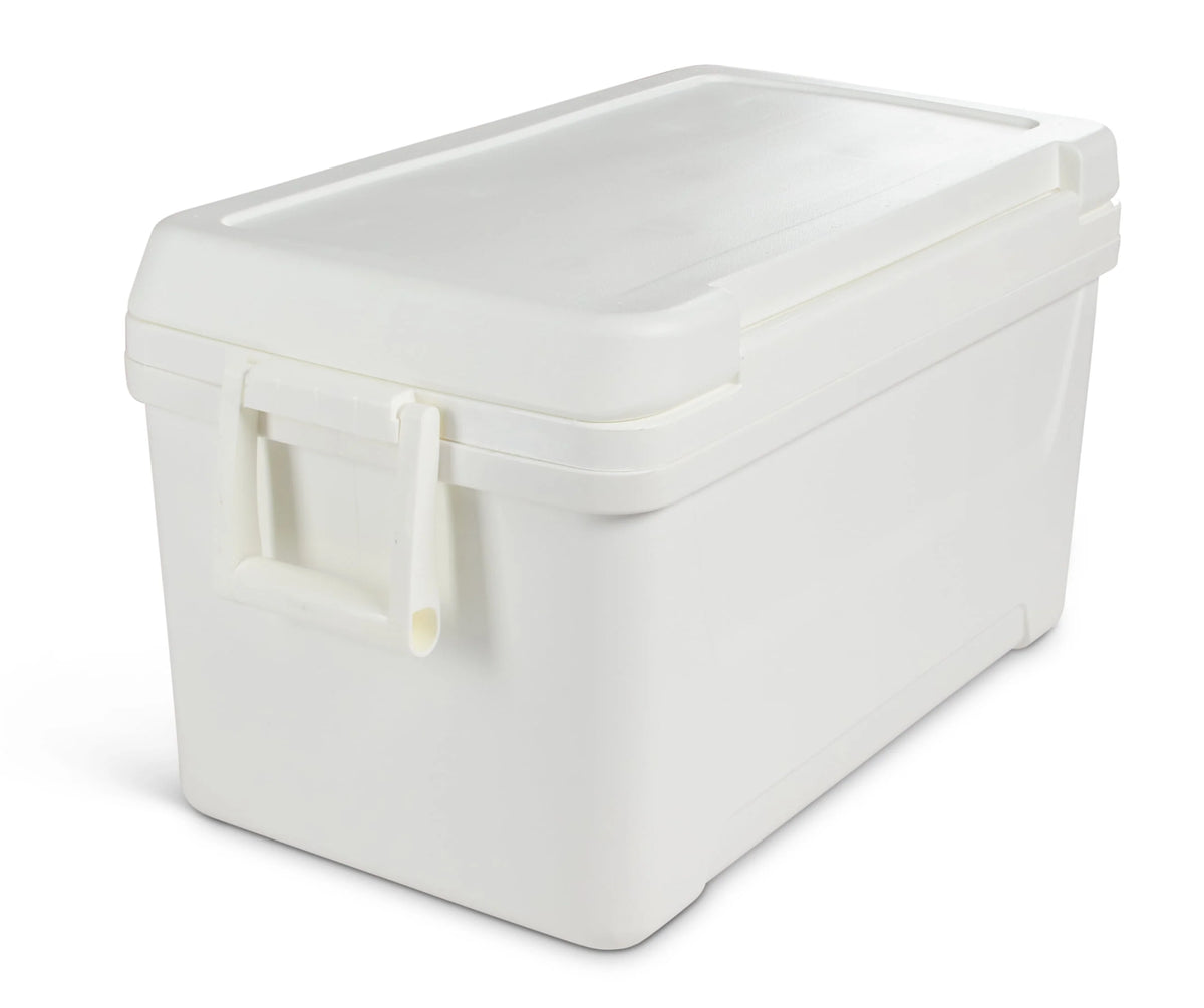 48 QT White Hard Sided Ice Chest Cooler T750629