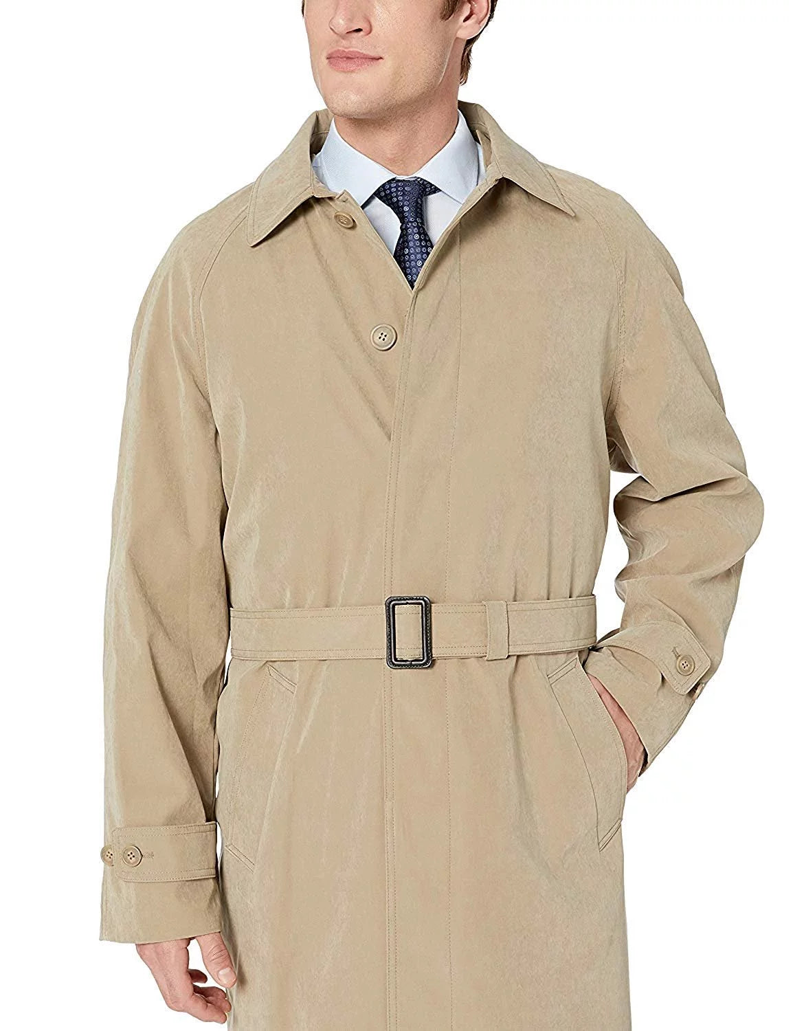 Taupe Full Length Raincoat F333