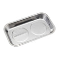 9-1/2 in. x 5-1/2 in. Magnetic Stainless Steel Parts Tray S3641