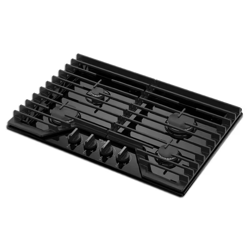4-Burners Recessed Gas Cooktop in Black B385