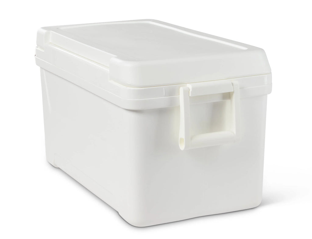 48 QT White Hard Sided Ice Chest Cooler T750629