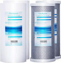 10 Inch Whole House Replacement Water Filters Set with PP Sediment and Carbon Block M841229