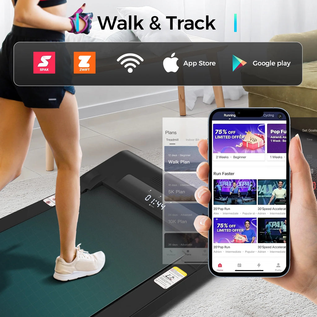 Under Desk Treadmill 2.5HP Electric Walking Pad L8042