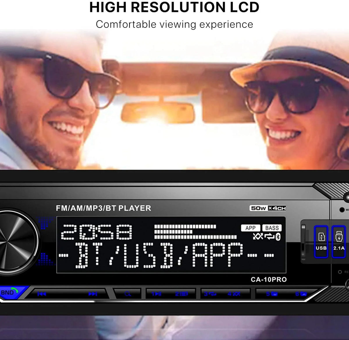 Single Din Bluetooth Car Stereo L4712