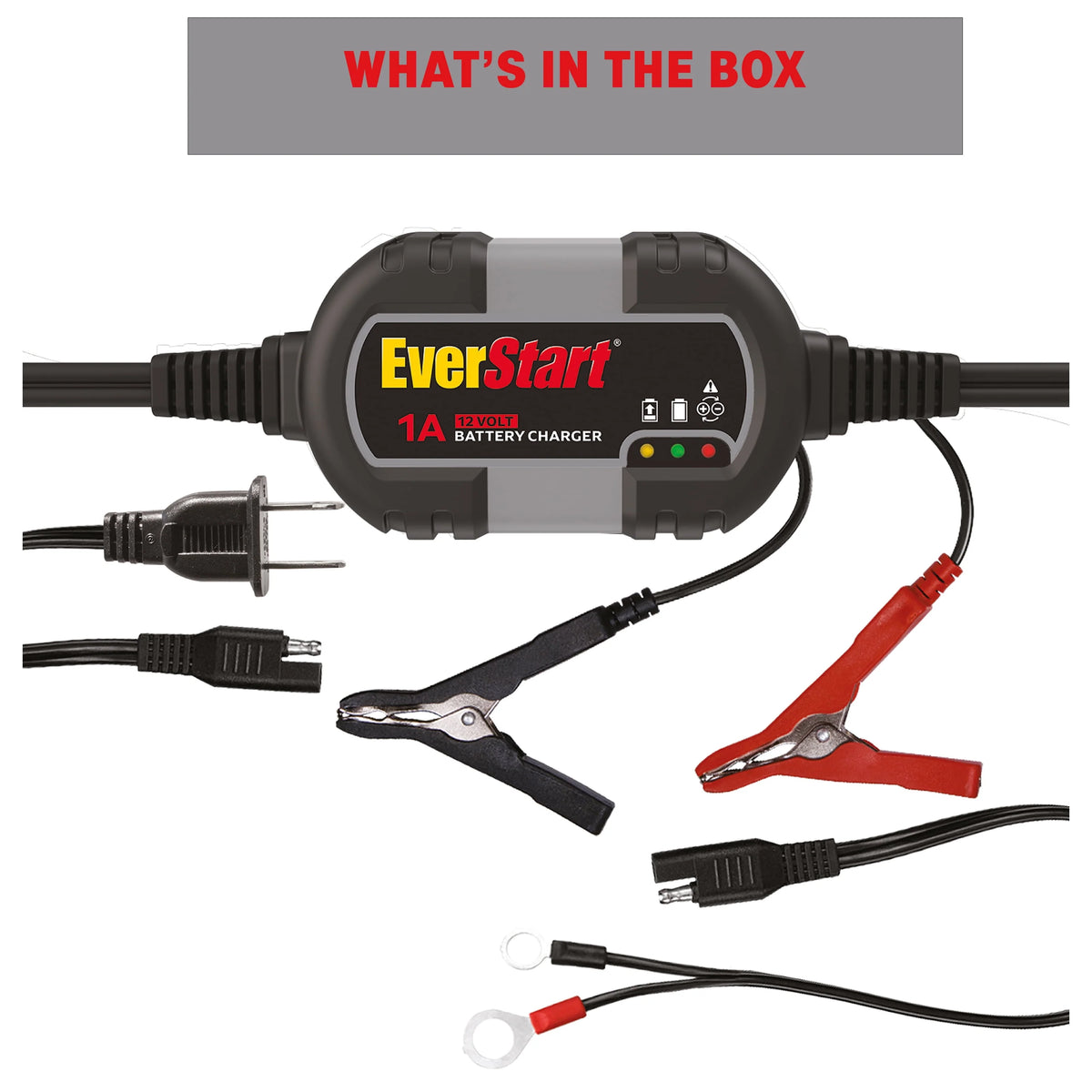12V Automotive Marine Battery Charger and Maintainer E525669