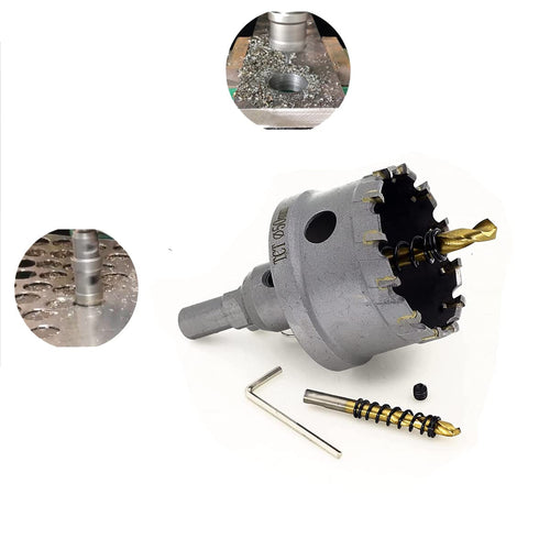 10 Pcs Tungsten Carbide Tipped Hole Saw Kit E435688
