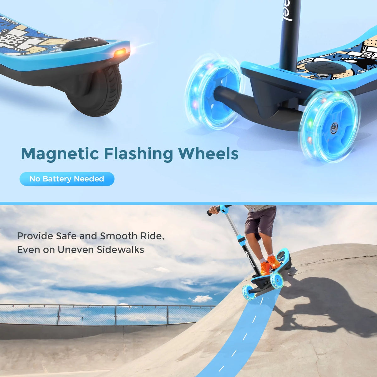 3 Wheel Height Adjustable Electric Scooter S7952