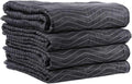 Moving Blanket 80 x 72 Inches Black Polyester (4) T297339