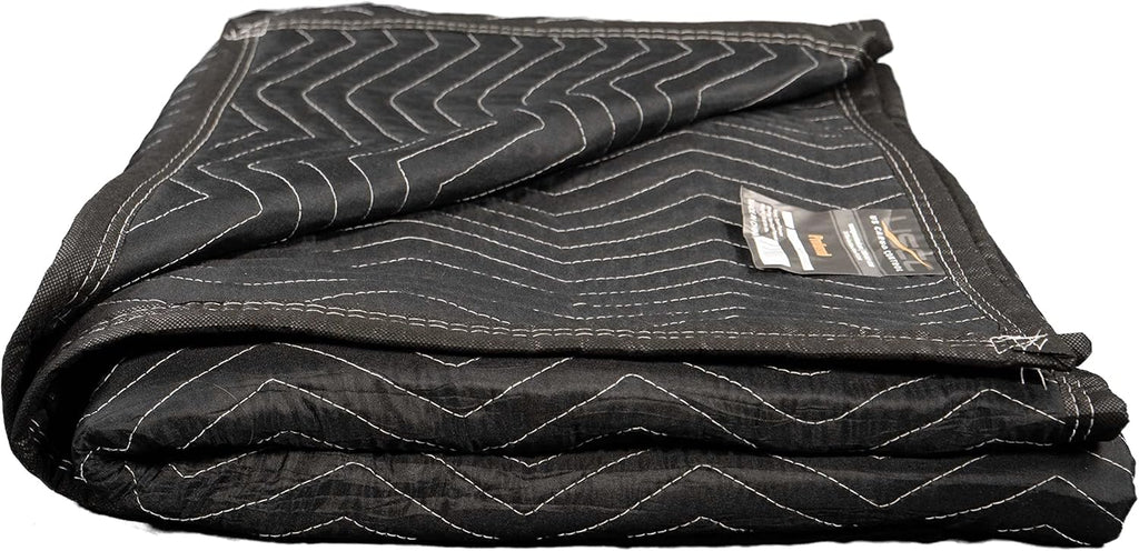 Moving Blanket 80 x 72 Inches Black Polyester (4) T297339