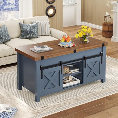 Grey Lift Top Coffee Table with Storage S476222