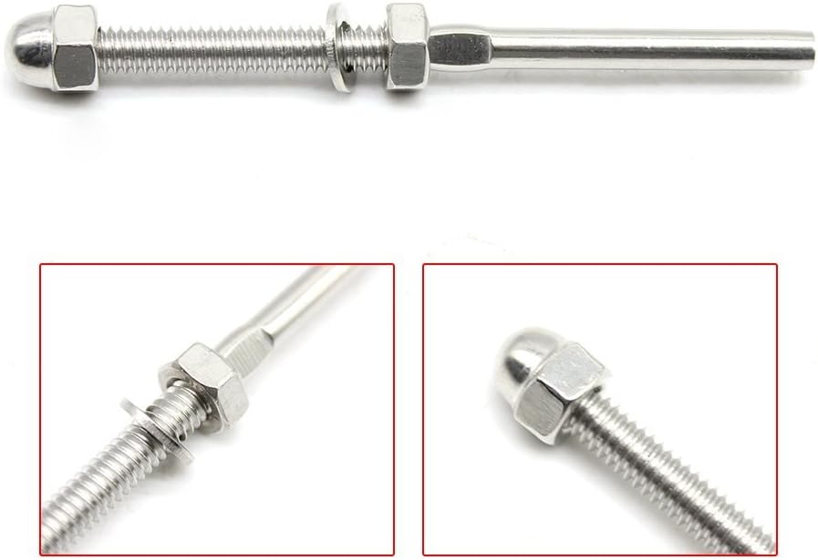 Stainless Steel Cable Tensioner Threaded Stud End Fitting E6408