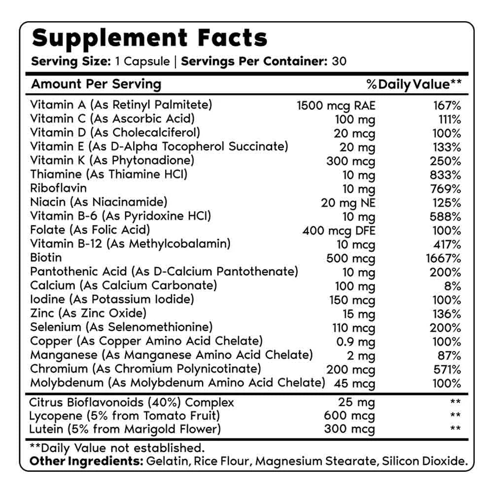 30 Capsules Multivitamin Z82547