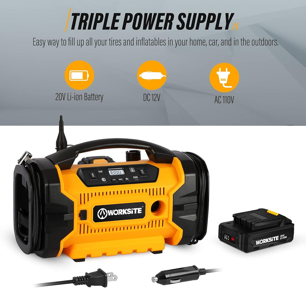 Portable 160 PSI Tire Inflator Air Compressor X9646