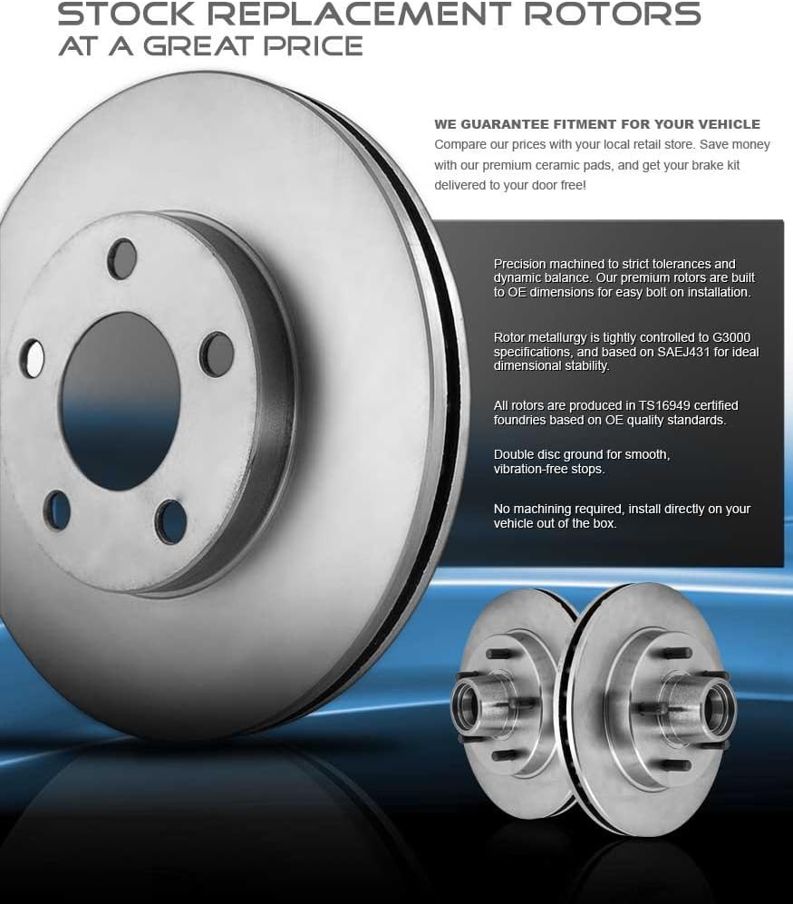 275 mm Brake Rotors Set F1046