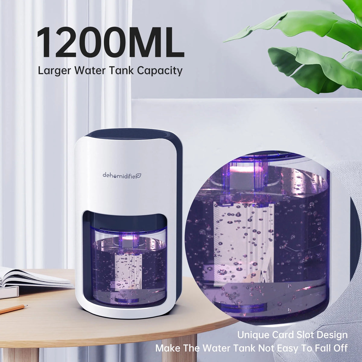 1200ML Portable Quiet Dehumidifier P9523