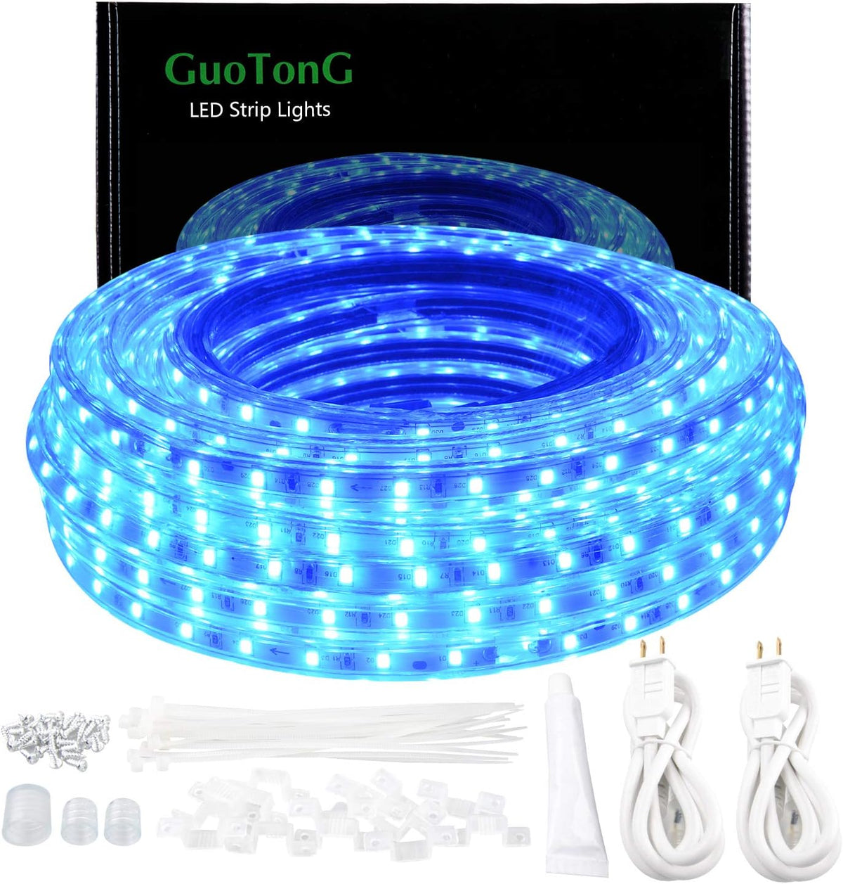 Daylight White 6000K LED Strip Light IP65 Waterproof 131.2ft Z3291