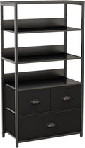 4-Tier Storage Shelf Unit with 3 Drawers M450973