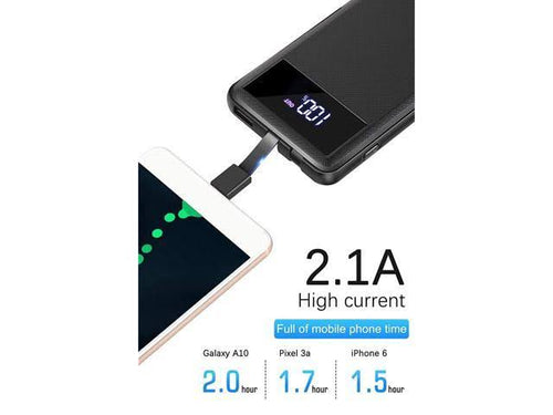 10000mAh Portable Power Bank with Built-in Cable L5358