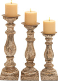 Wood Candle Holder Set of 3 A8254