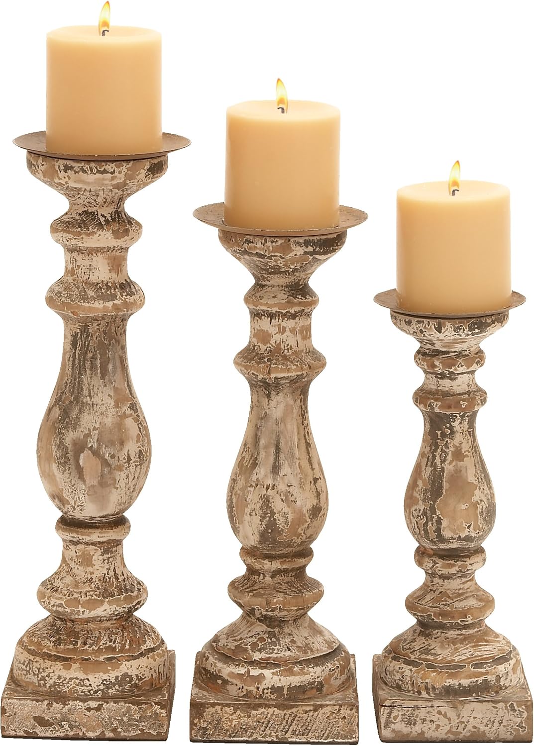 Wood Candle Holder Set of 3 A8254