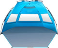 4 Person Pop Up Beach Tent with UPF 50+ UV Protection P879