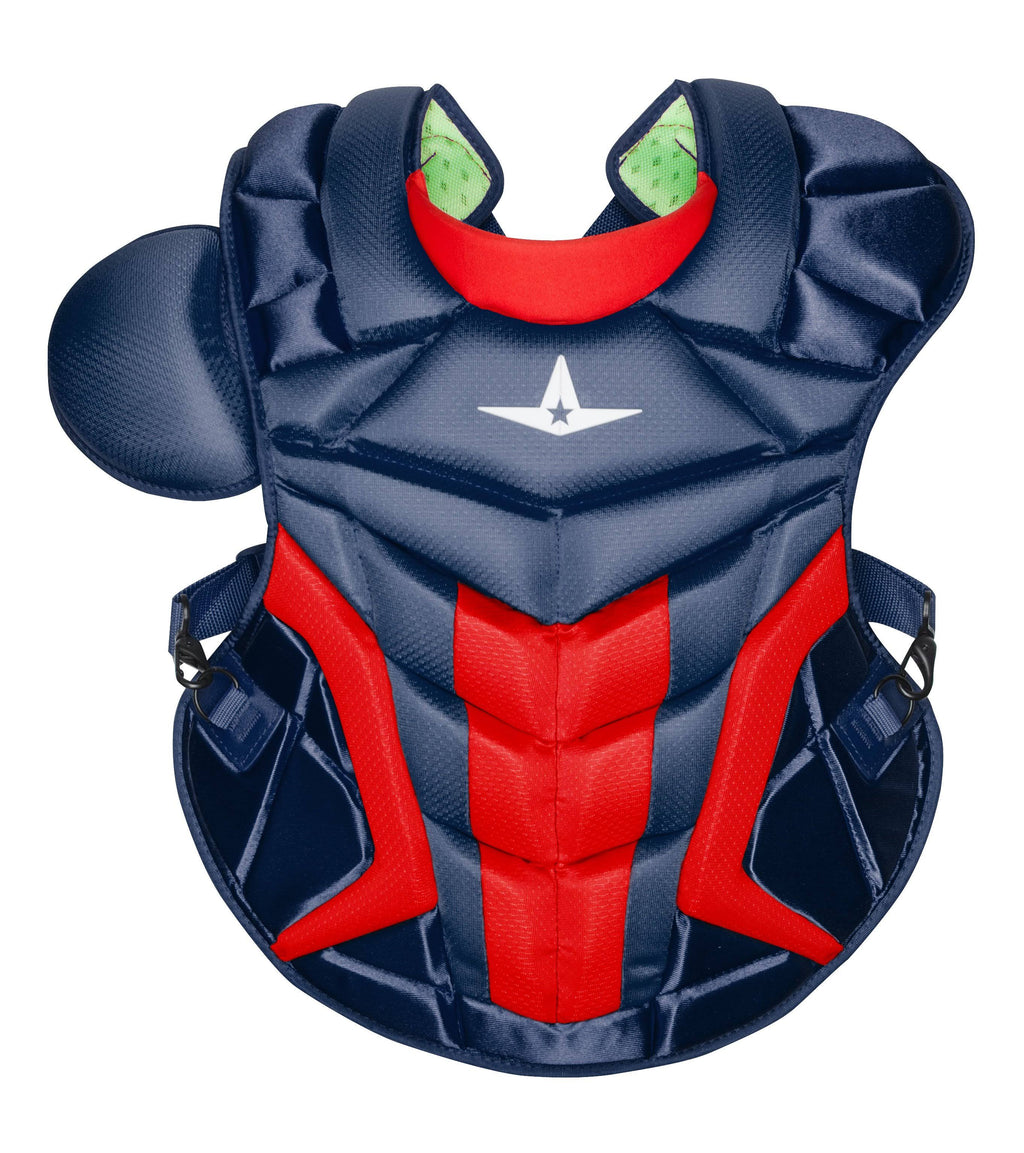 Chest Protector Navy/Scarlet B97620