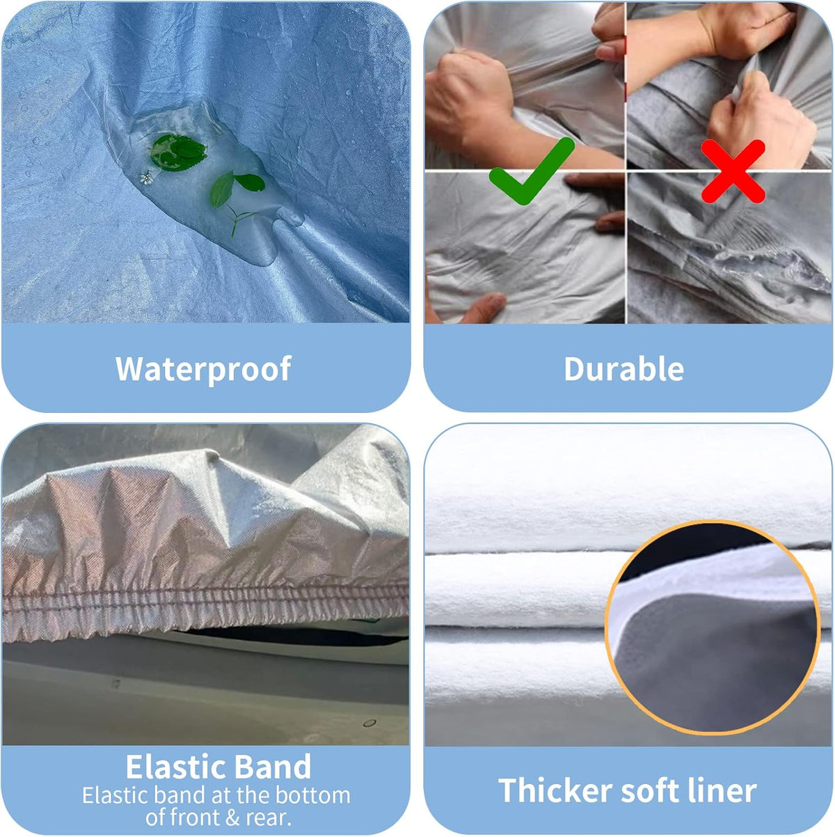 6 Layers Waterproof All Weather Truck Car Cover B3668
