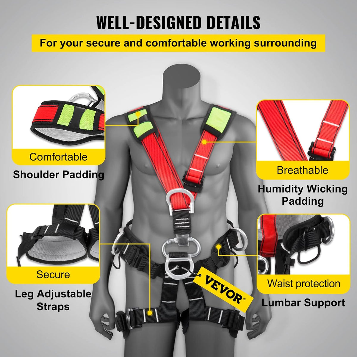 Safety Climbing Harness R394860